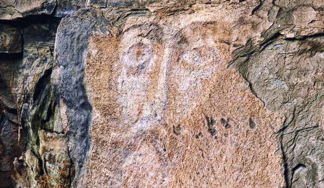 Наскальный лик Христа